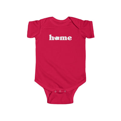 Washington Is Home Baby Bodysuit Red / NB (0-3M) - The Northwest Store