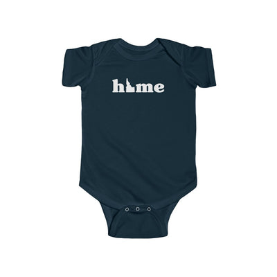 Idaho Is Home Baby Bodysuit Navy / NB (0-3M) - The Northwest Store
