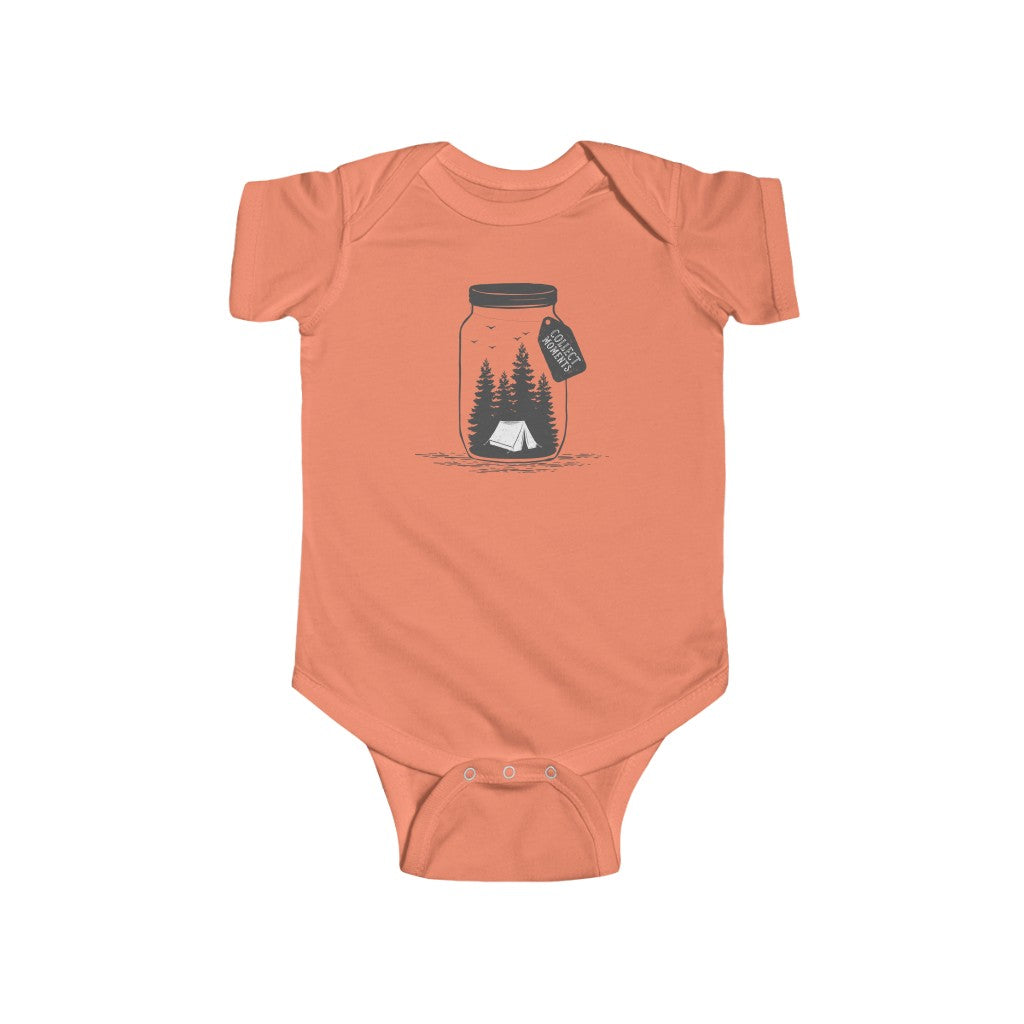 Collect Moments Not Things Baby Bodysuit Papaya / 12M - The Northwest Store