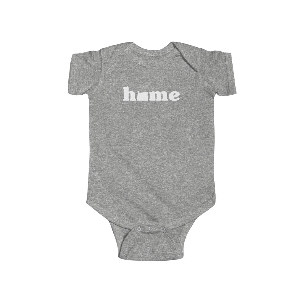 Oregon Is Home Baby Bodysuit Heather / NB (0-3M) - The Northwest Store